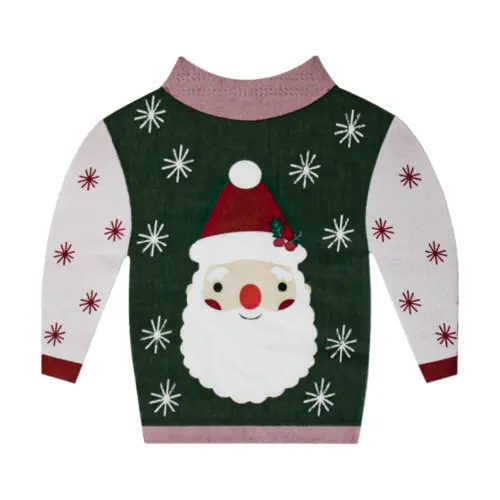 Paquete de servilletas con 12 piezas diseño suéter navideño de 33×31.1×0.1cm