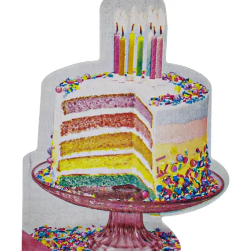 Paquete de servilletas con 12 piezas diseño pastel de 25.9x32x0.1cm