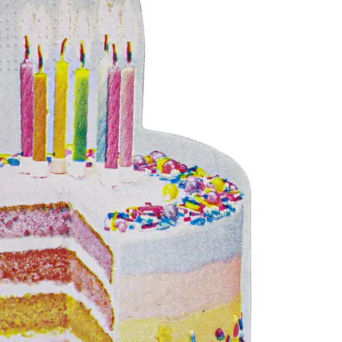 Paquete de servilletas con 12 piezas diseño pastel de 25.9x32x0.1cm