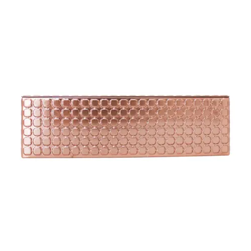 Juego de 2 cajas rectangulares de lamina diseño cadenas cobre de 17/6.4×24/22×8.8×6.4cm