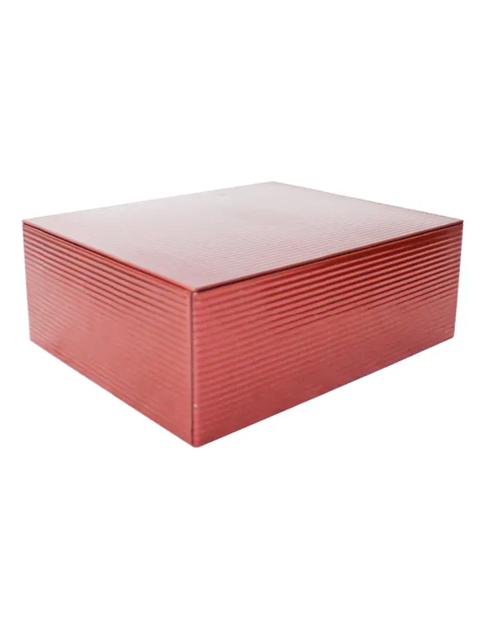 Juego de 2 cajas rectangulares de lamina a rayas vino de 17/6.4x24/22x8.8x6.4cm - Image 7