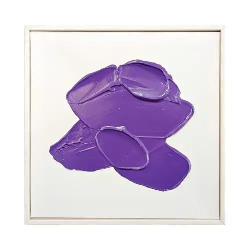 Cuadro diseño pintura morado de 30x30cm