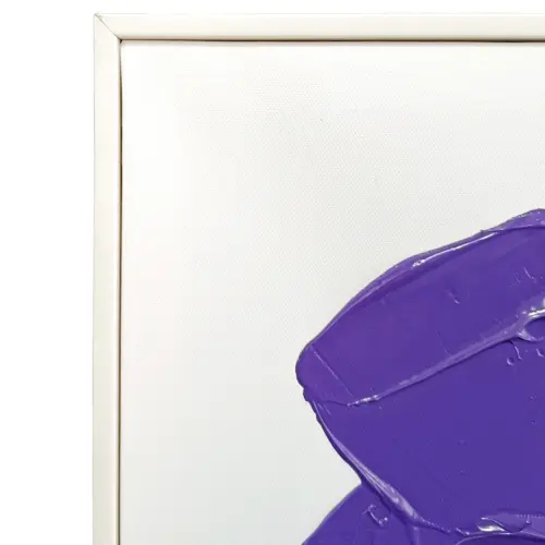 Cuadro diseño pintura morado de 30x30cm