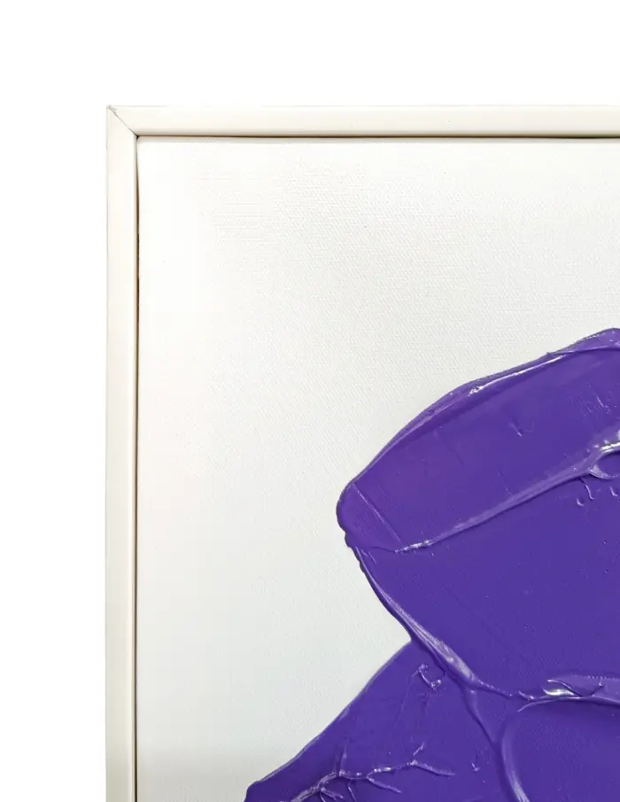 Cuadro diseño pintura morado de 30x30cm - Image 2