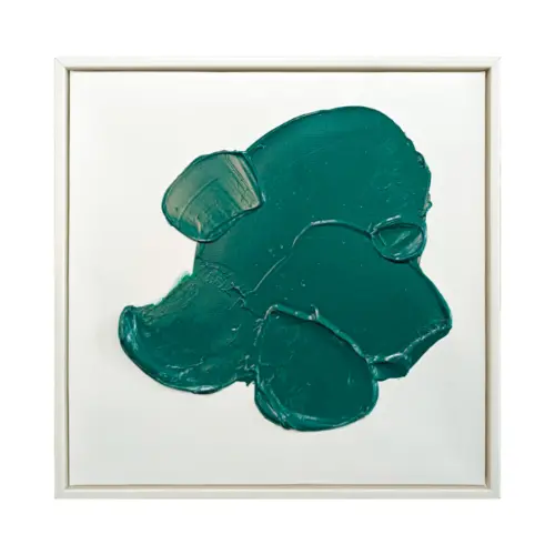Cuadro diseño pintura verde de 30x30cm