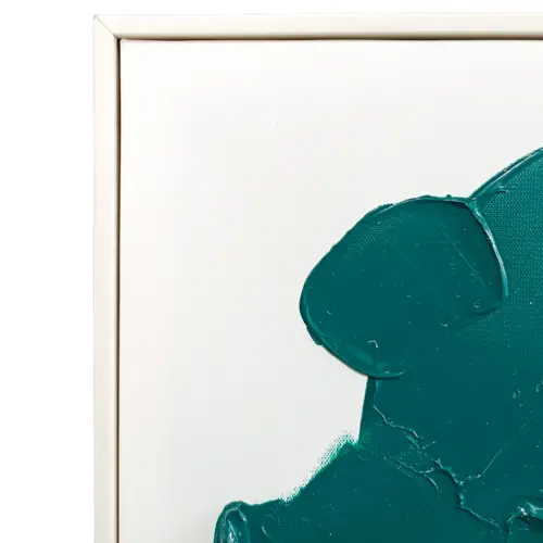 Cuadro diseño pintura verde de 30x30cm