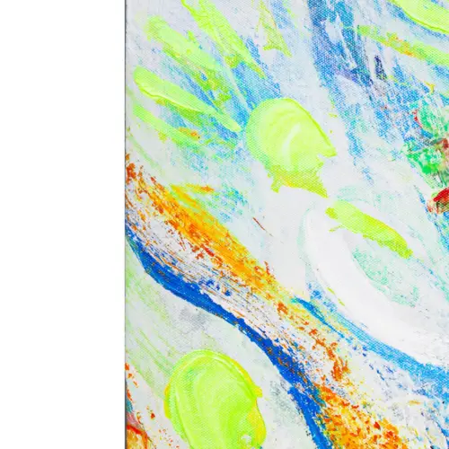 Cuadro diseño pavorreal de colores de 90x140cm
