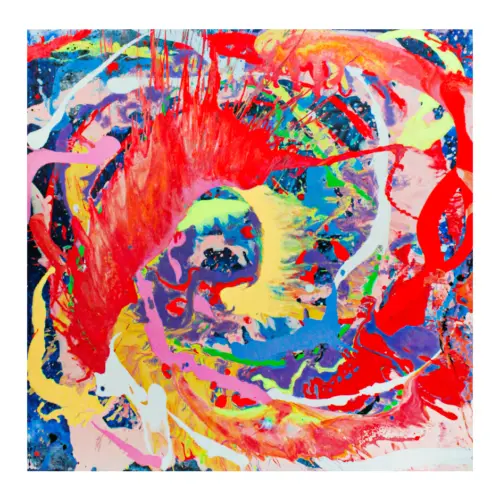 Cuadro de colores de 120x120cm