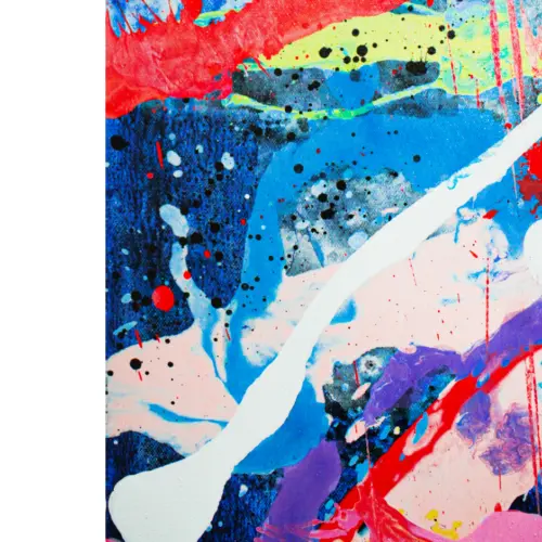 Cuadro de colores de 120x120cm