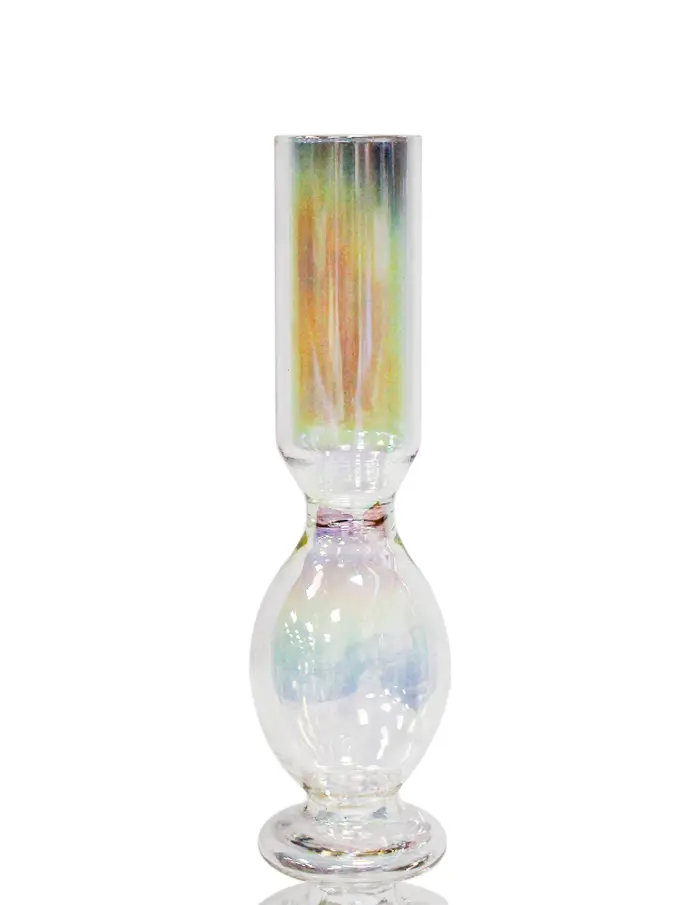 Candelabro de cristal transparente de 7.3x7.3x22cm - Image 2