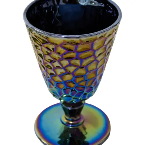 Copa de cristal negra de 8.5×8.5×13.2cm de 180ml