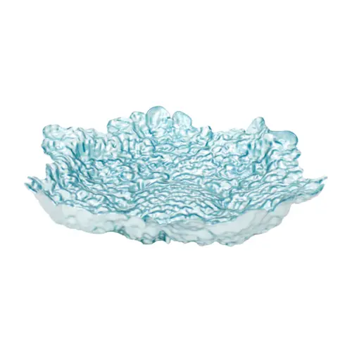 Bowl de cristal diseño piedra mineral de 38cm