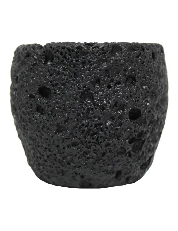 Vela con base de resina negra de 7.5x7.5x6.5cm - Image 2