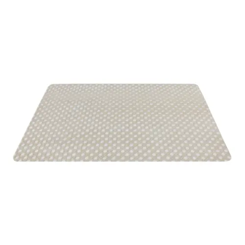 Mantel de plastico rectangular beige diseño rattan de 30x45x0.1cm