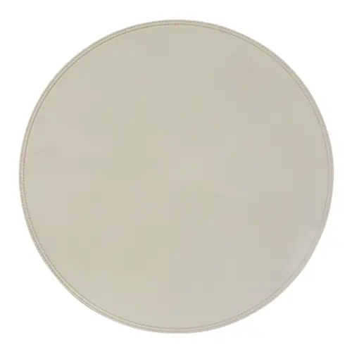 Mantel de plastico crema de 38x38x0.1cm