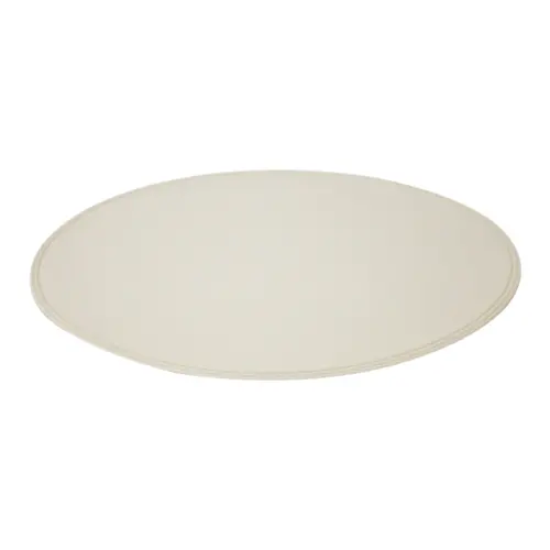 Mantel de plastico crema de 38x38x0.1cm