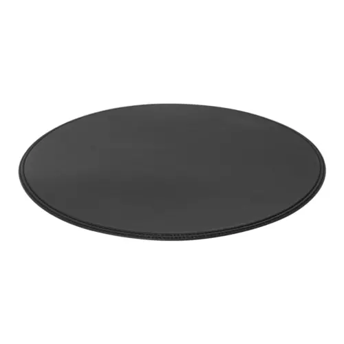 Mantel de plastico negro de 38x38x0.1cm