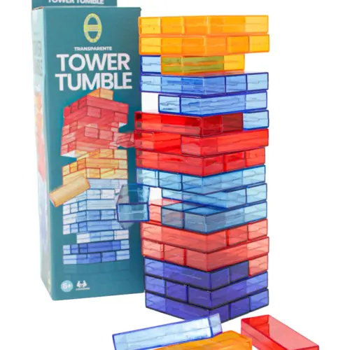 Juego de torre de plástico de 2.5×7.5×1.5cm