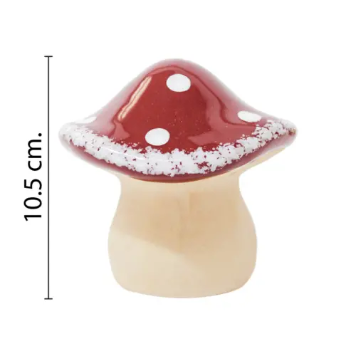 Seta de porcelana roja de 10.5×10.5×10.5cm