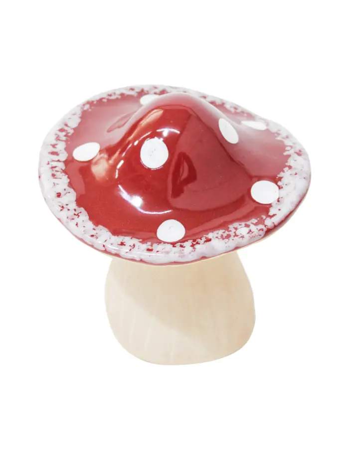 Seta de porcelana roja de 12.2x12.2x12.8cm - Image 3