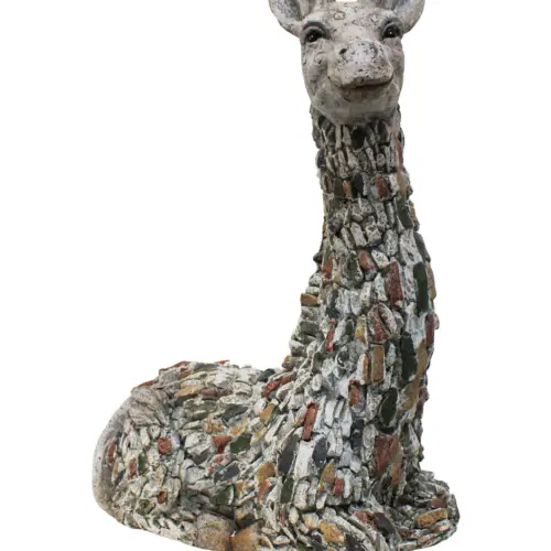 Jirafa de poliresina de 41×22.8×53.9cm