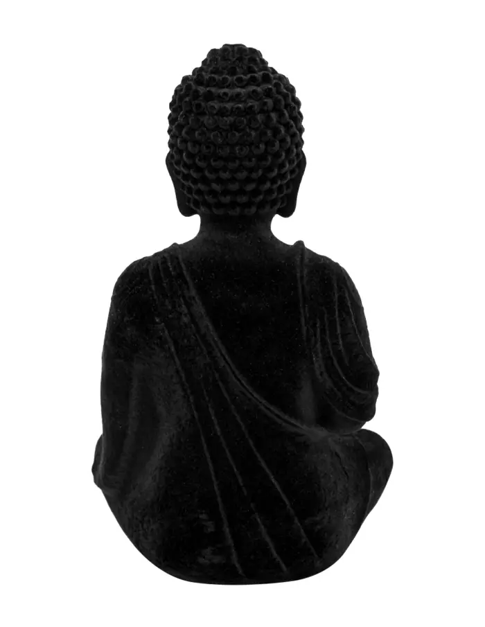 Buda de poliresina negro de 15x13x23cm - Image 3
