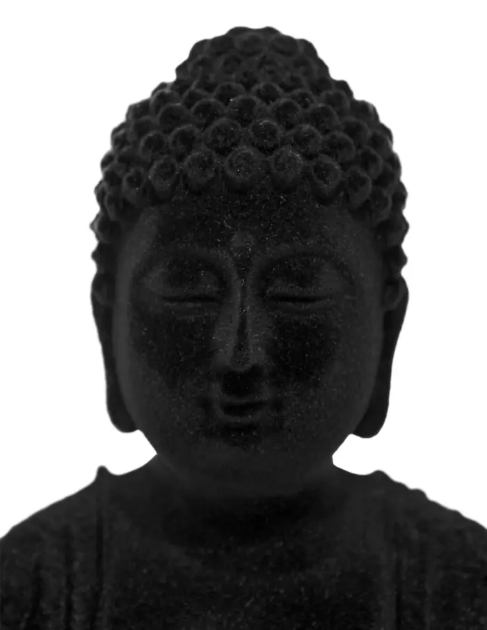 Buda de poliresina negro de 15x13x23cm - Image 4
