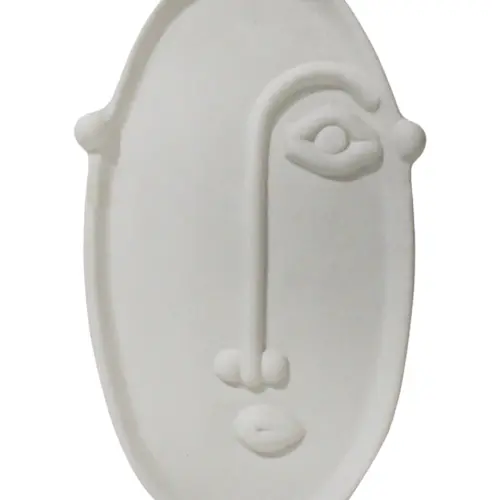 Rostro de porcelana de 14.2x8x24cm