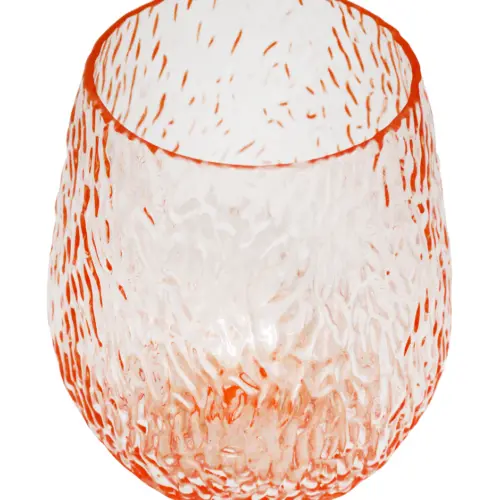 Vaso de acrilico naranja