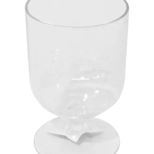 Copa de acrilico transparente