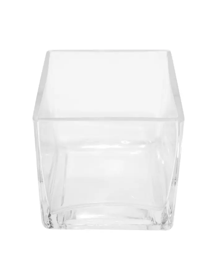 Florero cuadrado de cristal - Image 2