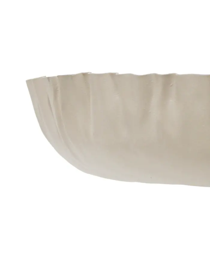 Mesa de metal beige con 3 patas de 44.5x44.5x53cm - Image 4