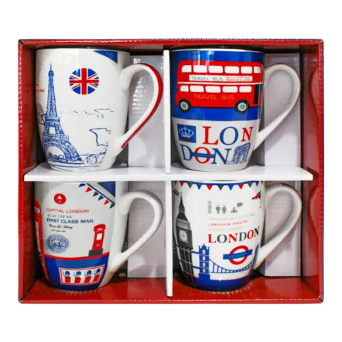 Juego de 4 Tazas