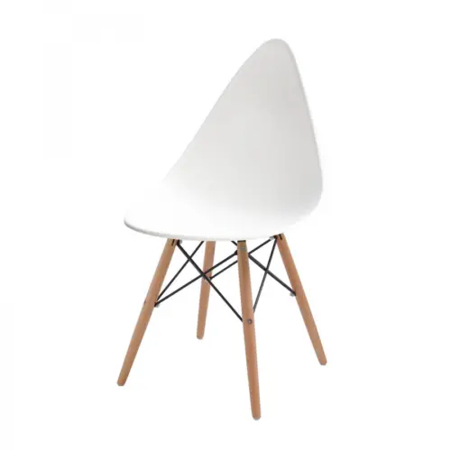 Silla estilo moderno blanca