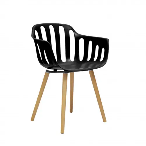 Silla de plástico calado