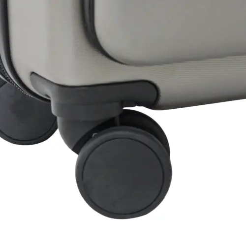Maleta ejecutiva gris con candado de seguridad de 24x42x43.5cm