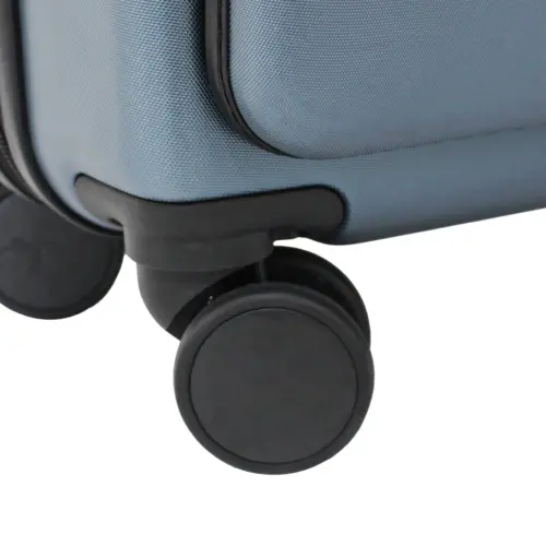 Maleta ejecutiva azul con candado de seguridad de 24x42x43.5cm