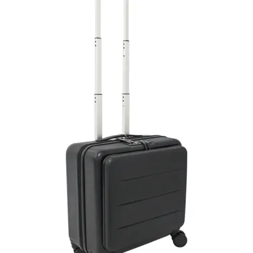 Maleta ejecutiva negra con candado de seguridad de 24x42x43.5cm