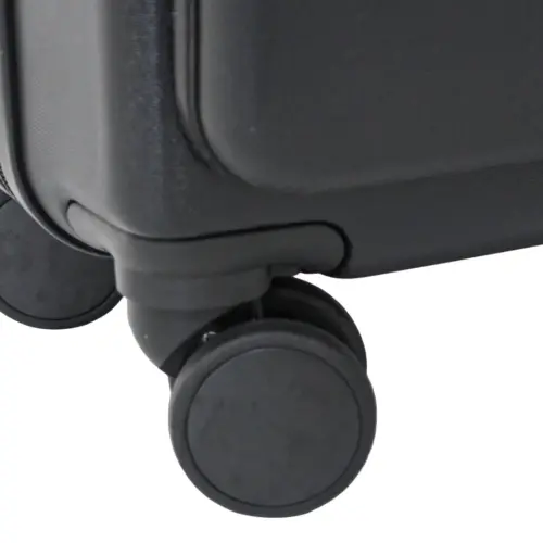 Maleta ejecutiva negra con candado de seguridad de 24x42x43.5cm