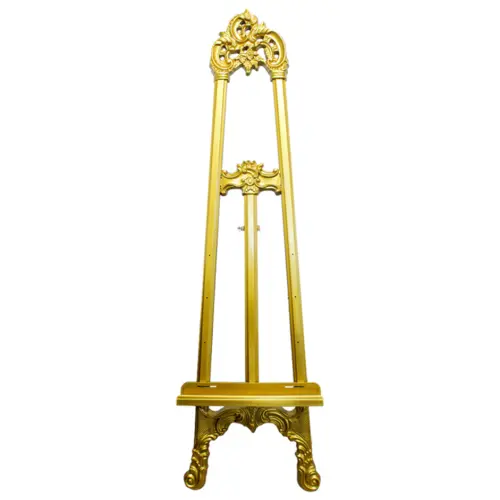 Caballete de plástico de dorado de 49x145x0.1cm