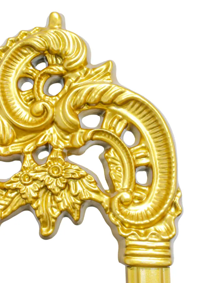 Caballete de plástico de dorado de 49x145x0.1cm - Image 3