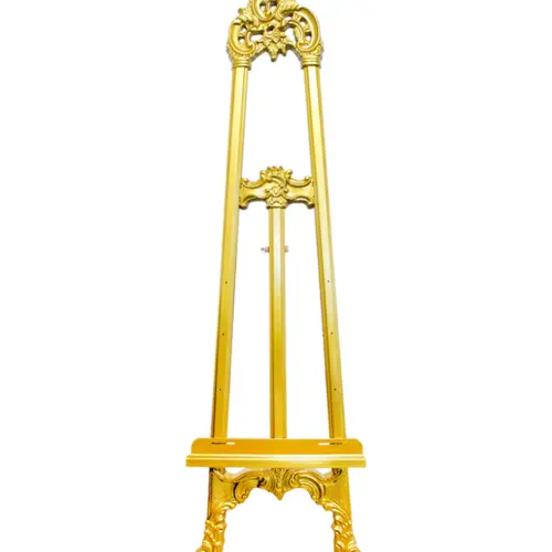 Caballete de plástico de dorado de 49x160x0.1cm