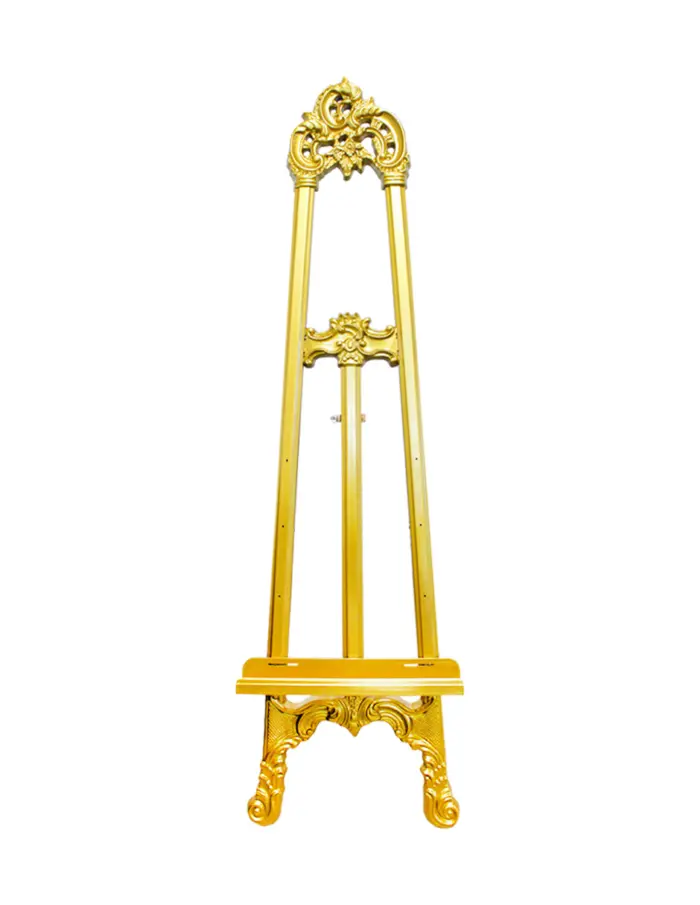 Caballete de plástico de dorado de 49x160x0.1cm - Image 2