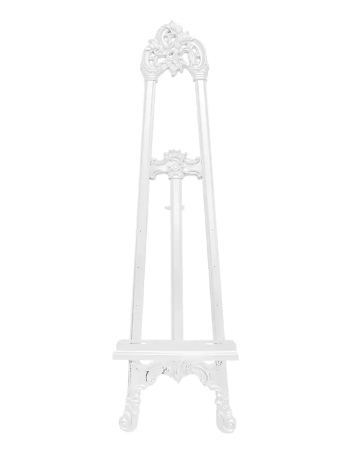 Caballete de plástico de blanco de 49x175x0.1cm - Image 2