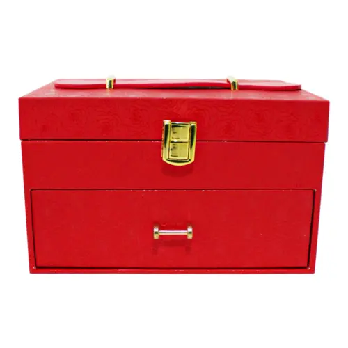 Alhajero rojo de 22x16x13cm16x22x13cm