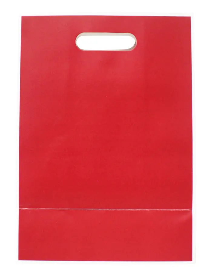 Bolsa de papel roja con mica de 35x25x15cm15x25x35cm - Image 3