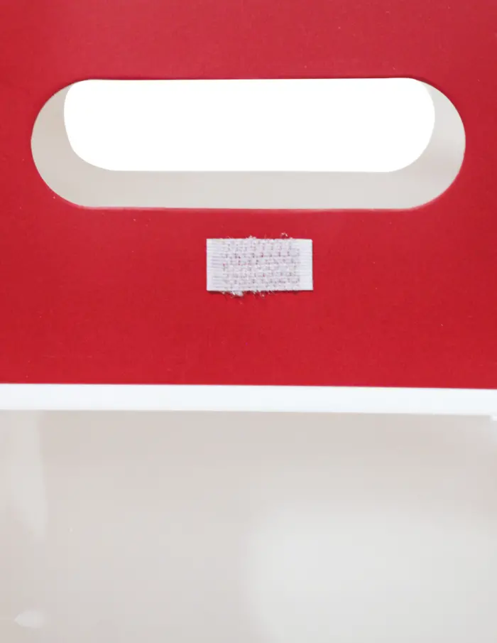 Bolsa de papel roja con mica de 35x25x15cm15x25x35cm - Image 4