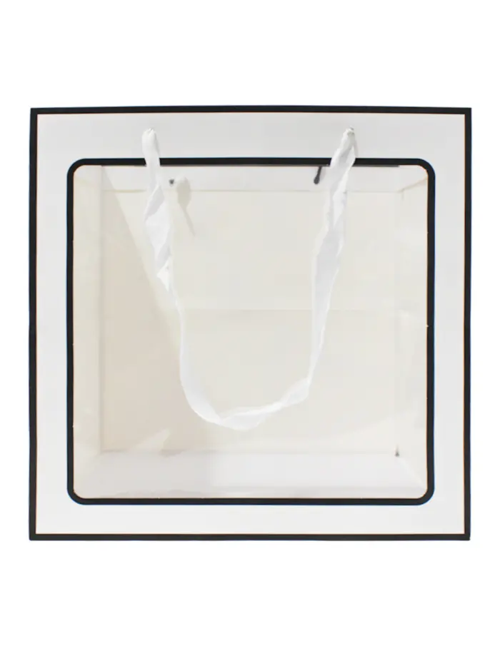 Bolsa de papel blanca con mica de 30x30x30cm30x30x30cm - Image 2