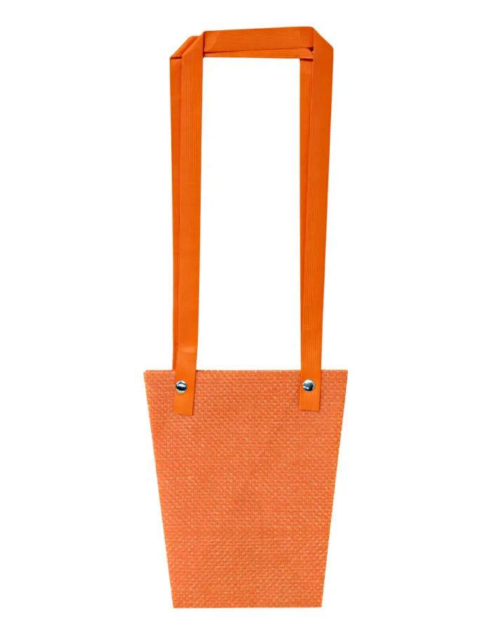 Bolsa de plástico naranja de 13.5x9.5x15cm13.5x13.5x15cm - Image 2