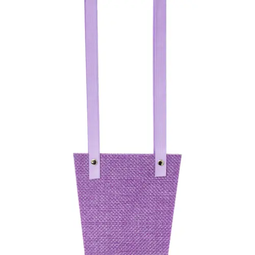 Bolsa de plástico morada de 13.5×9.5x15cm13.5×13.5x15cm